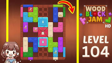 Wood Block Jam Level 104 Solution Walkthrough