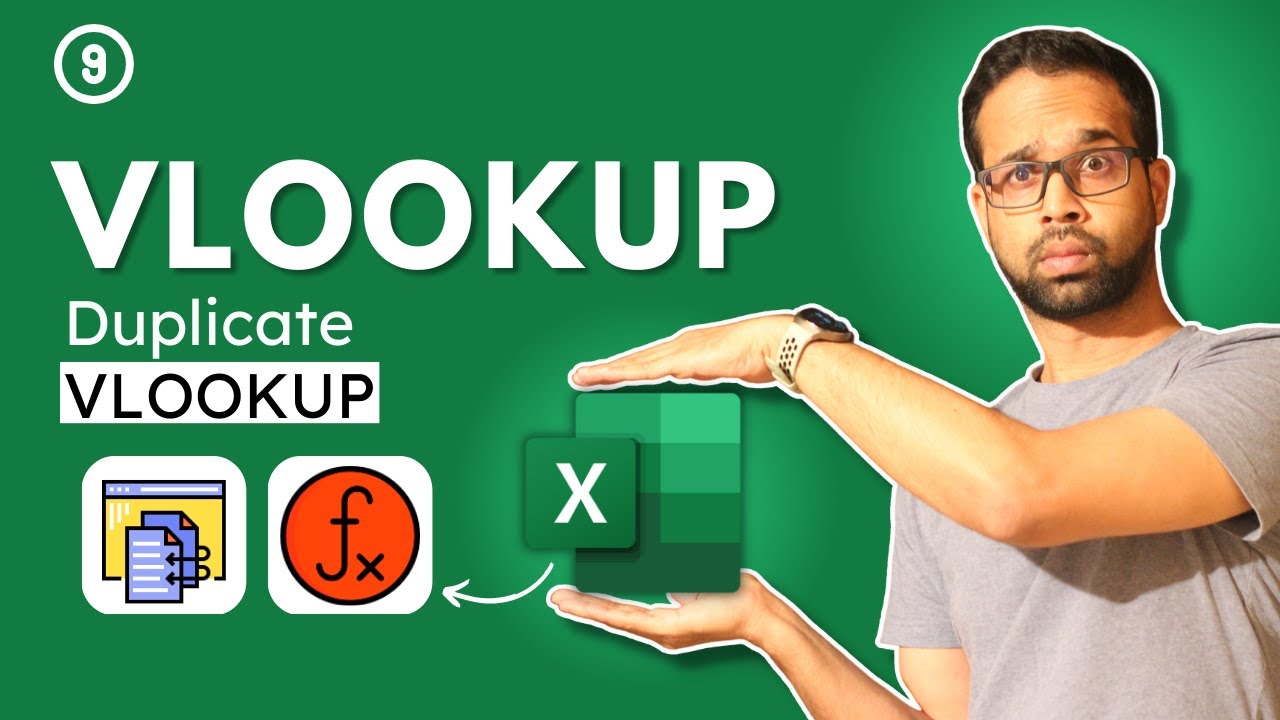 How to Do a VLOOKUP in Excel #9 : Duplicate VLOOKUP