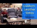 Custom Sofa Sacramento - Custom Leather (by Bradington Young)