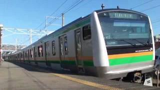 JR東日本 E233系3000番台 近郊型 直流電車 東チタ NT52編成 NT2編成 普通列車 793M 熱海行き 東海道本線  真鶴駅発車 日立 IGBT-VVVF