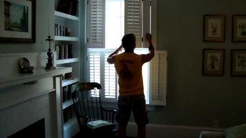 2 1/2" Bi-Fold Shutters with Double Hung