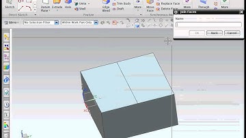 Join Face Uni-graphics NX