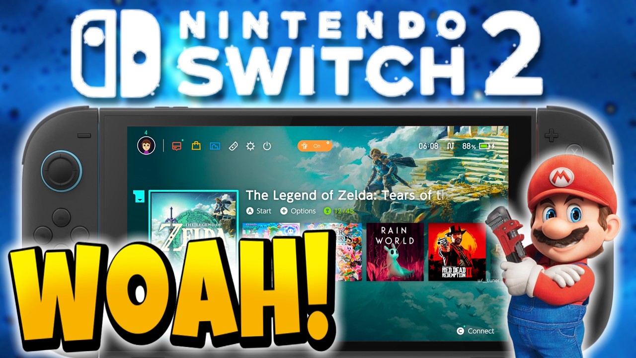 Nintendo Switch2【りく】 NEW Nintendo switch 2 news JUST DROPPED! - YouTube