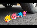 EXPERIMENT: Car vs Baby Shark - Crushing Crunchy & Soft Things by Car!