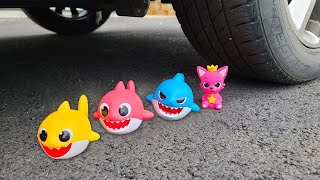 EXPERIMENT: Car vs Baby Shark - Crushing Crunchy & Soft Things by Car! screenshot 5