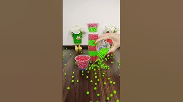 Satisfying Beads 💚♥️ Reverse Video ASMR #beads #asmr #satisfying #reverse