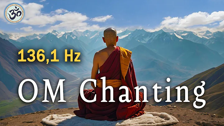 OM Chanting 136,1 Hz, Wipes out all Negative Energy, Singing Bowls, Meditation Music