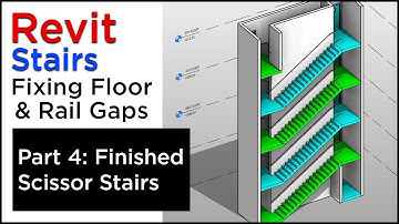 Revit Stairs Fixing Floor & Rail Gaps PART 4