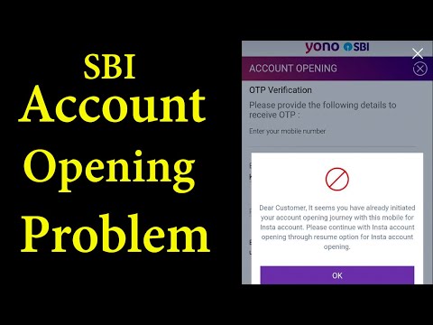 How to fix sbi it seems you have already initiated your account opening, sbi digital account opening