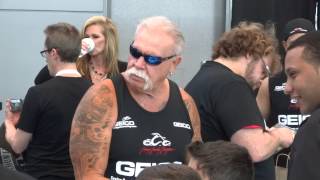 NYIAS 2015 - Motorcycles - American Chopper cast (The Teutul family) pt. 1 Details