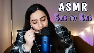 ASMR Ear To Ear Attention with Slow and Close Up Triggers| Tapping, Brushing, Mouth Sounds & More
