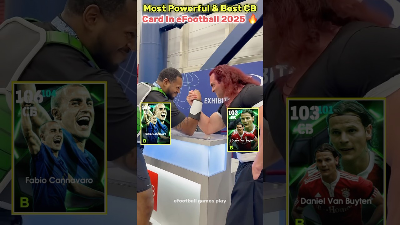 Most Powerful & Best Free Center Back Card In eFootball 2025 | eFootball 2025 Mobile 