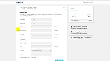 Module PrestaShop 1.7 Address is optional