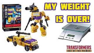 My Weight is OVER Transformers Age of the Primes voyager class Combacticon Swindle Review