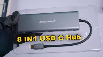 Hiearcool 8 IN1 USB C Hub COMPLETE REVIEW | Unboxing & Testing