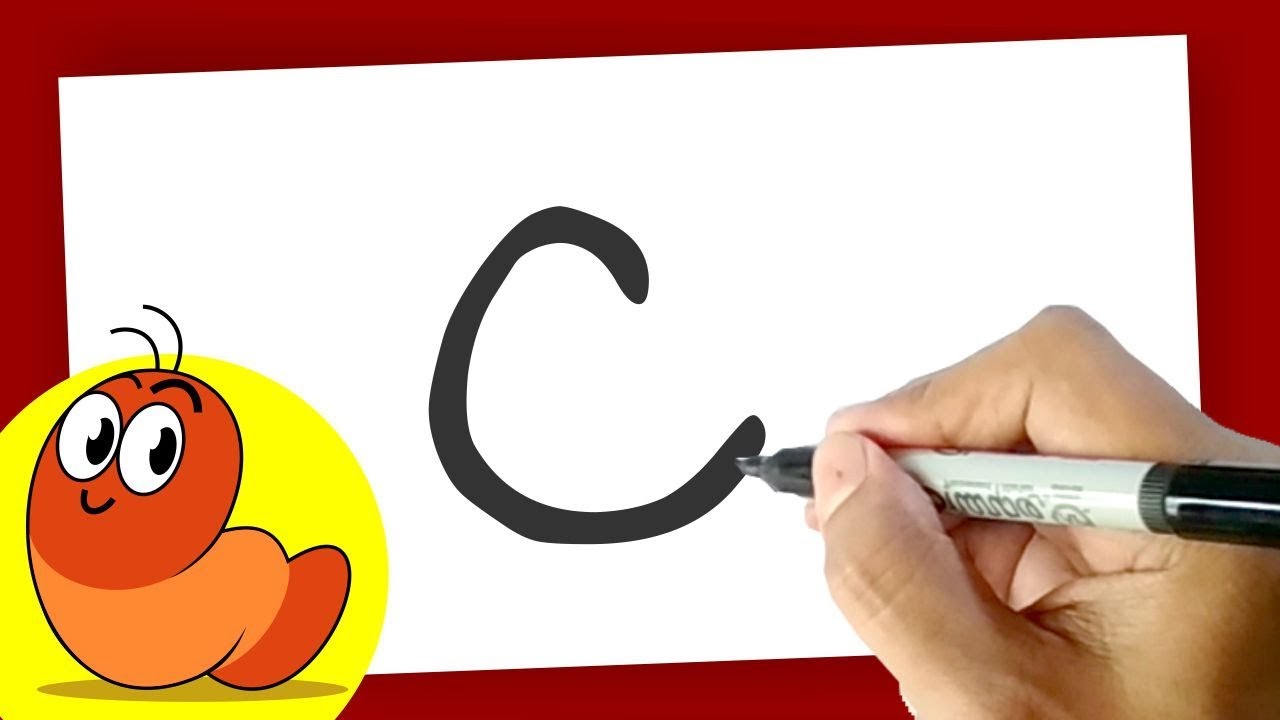 Cara Mudah Menggambar Kartun Ulat Menggunakan Huruf C YouTube Cara Mudah Menggambar Kartun Ulat Menggunakan Huruf C YouTube