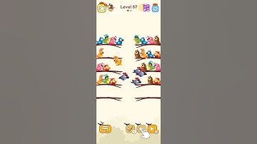 birt sort color game leval 57 #games #coloringpages #birdsortcolor #gaming