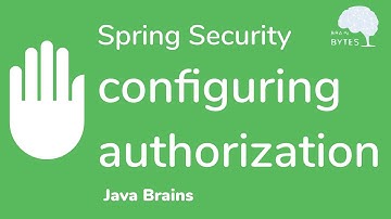How to configure Spring Security Authorization - Java Brains