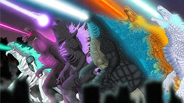 Evolution of Godzilla