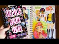 The BEST Sketchbook I've ever completed | Sketchbook Tour #17 [2020, Age 19-20]