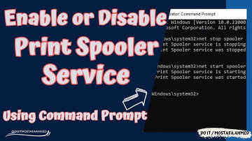 Enable or Disable Print Spooler Service on Windows 11 Using Command Prompt