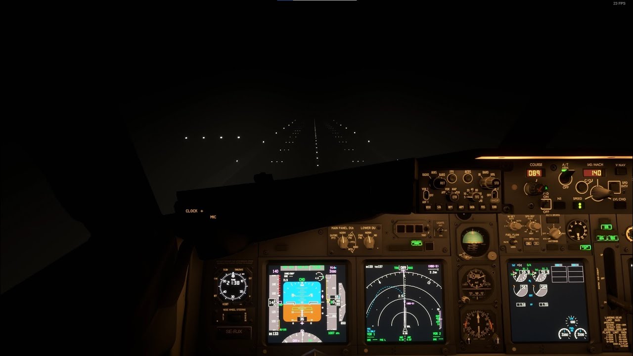 MSFS 2020 - Foggy night Autoland | PMDG 737 - YouTube