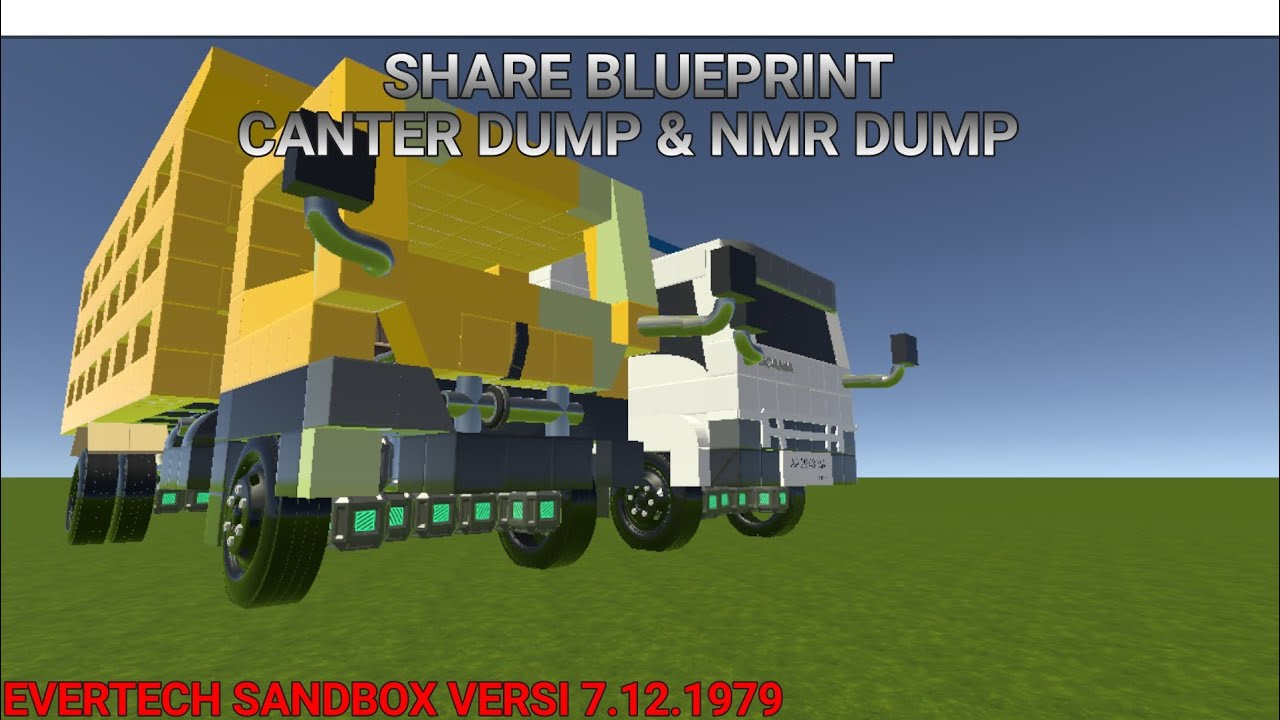 Share BLUEPRINT EVERTECH SANDBOX TRUK CANTER & GIGA DUMP 