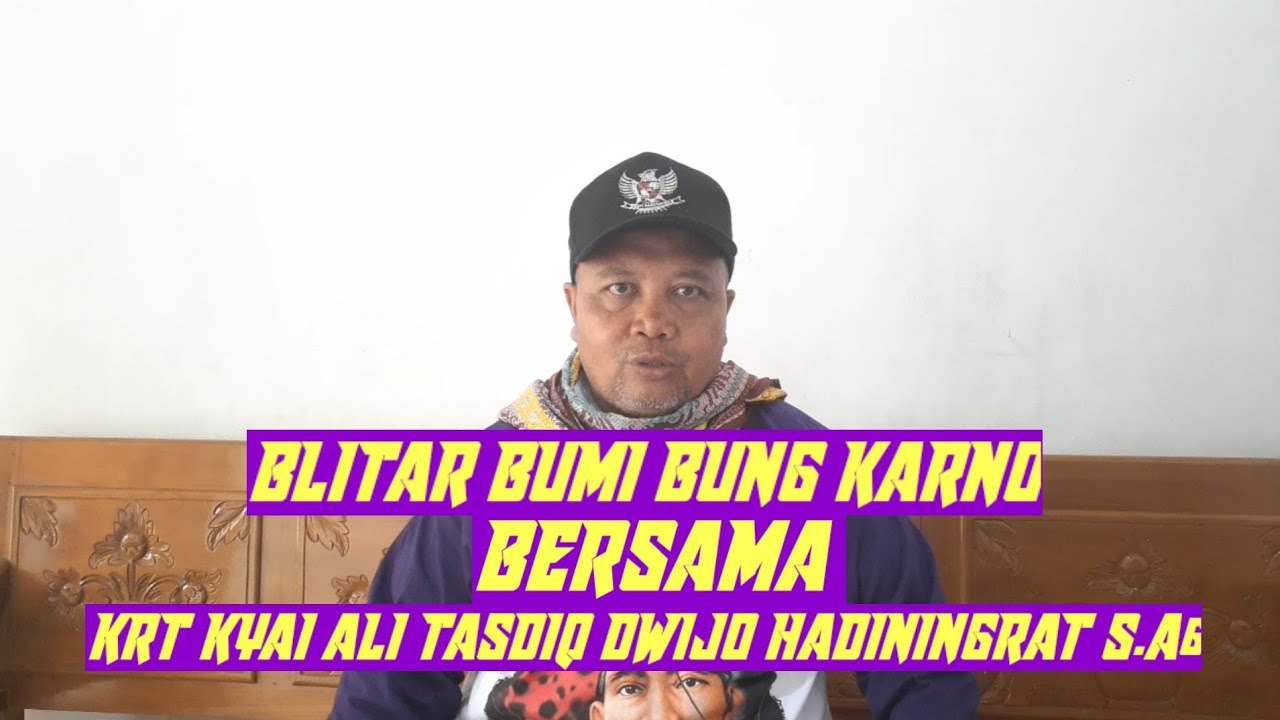 NGAJI BARENG DG KRT KYAI ALI TASDIQ DWIJO HADININGRAT S.Ag DARI BLITAR JATIM 