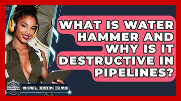 What Is Water Hammer And Why Is It Destructive In Pipelines? - Mechanical Engineering Explained