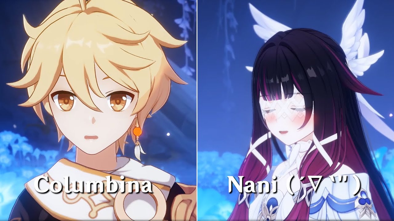 Columbina "Nani..." is something i want to hear everyday 😭