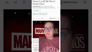 Disney layoffs hit Marvel hard.. artists are out, “efficiency” is in..