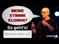Wie ich meine eigene Stimme mit elevenlabs synthetisieren, klonen und für MP3 nutzen kann