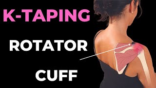 How to treat Shoulder pain  rotator cuff and bursitis with Kinesiology taping techniques