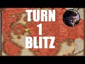 Immortal empires turn 1 blitz