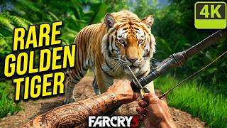 Far Cry 3 Rare Golden Tiger Hunt | Graphics Mod Showcase 4K
