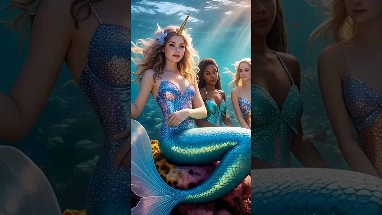 🧜🏼‍♀️✨🌊 #magic #mermaid #ocean #decor #sea #unicorn #party #cartoon #ai #cute #beautiful #comics