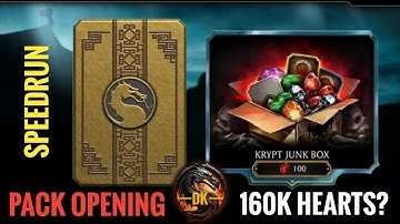 Krypt Junk Box Pack Speedrun Opening 🎮 Mortal Kombat Mobile▫️MK Mobile #mortalkombatmobile #mkmobile