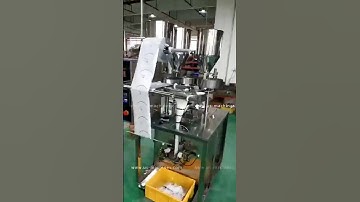 Automatic cup dosing 3 material mixed vertical bag form fill seal packing machine