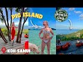 PIG ISLAND, VISITING THE JUNGLE CLUB & SNORKELLING, KOH SAMUI | Backpacking Thailand