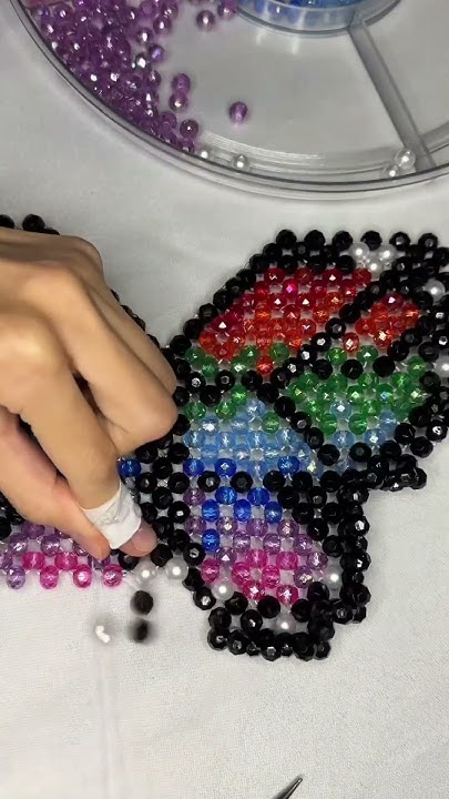 Сумочка из бусин в форме бабочки🌈 #сумкиизбусин #ручнаяработаназаказ ...