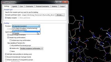 Glide Ligand Docking - Selecting the Docking Precision