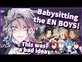 Bettel babysitting the holostars en boys goes incredibly wrong holostars en  gavis bettel