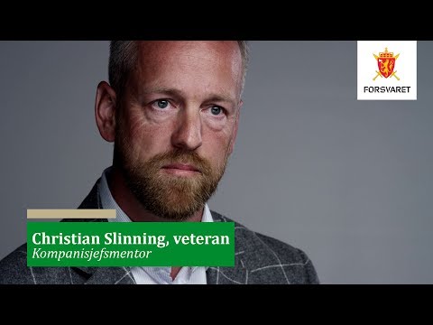 Christian Slinning, veteran - Kompanisjefsmentor