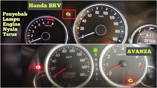 Penyebab lampu kuning engine check nyala pada honda BRV/CRV dan AVANZA