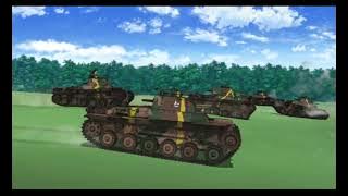 Chihatan Charges at St. Gloriana (Girls und Panzer der Film)