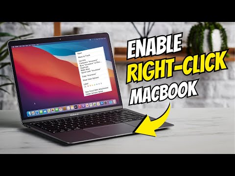 Video: Hvordan aktiverer du højreklik på en Mac?