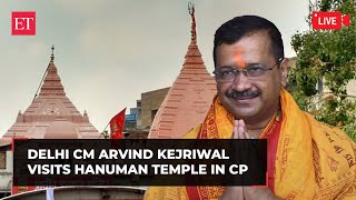 Delhi CM Arvind Kejriwal visits Hanuman Temple in CP, Day after getting interim bail from SC | Live