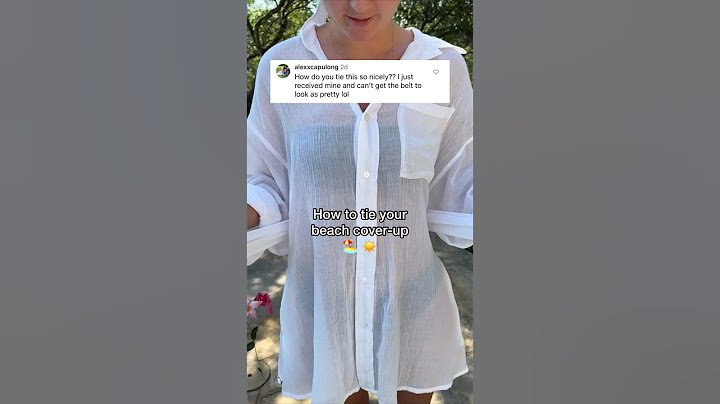 How-to beautifully tie the mother of pearl buckle, featured on our I Need a Vacation shirt dress. 🥥