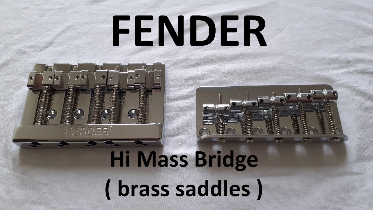 日本製新品 ヤフオク! 新品 Fender High Mass Bass Bridge IV Brass Sa...