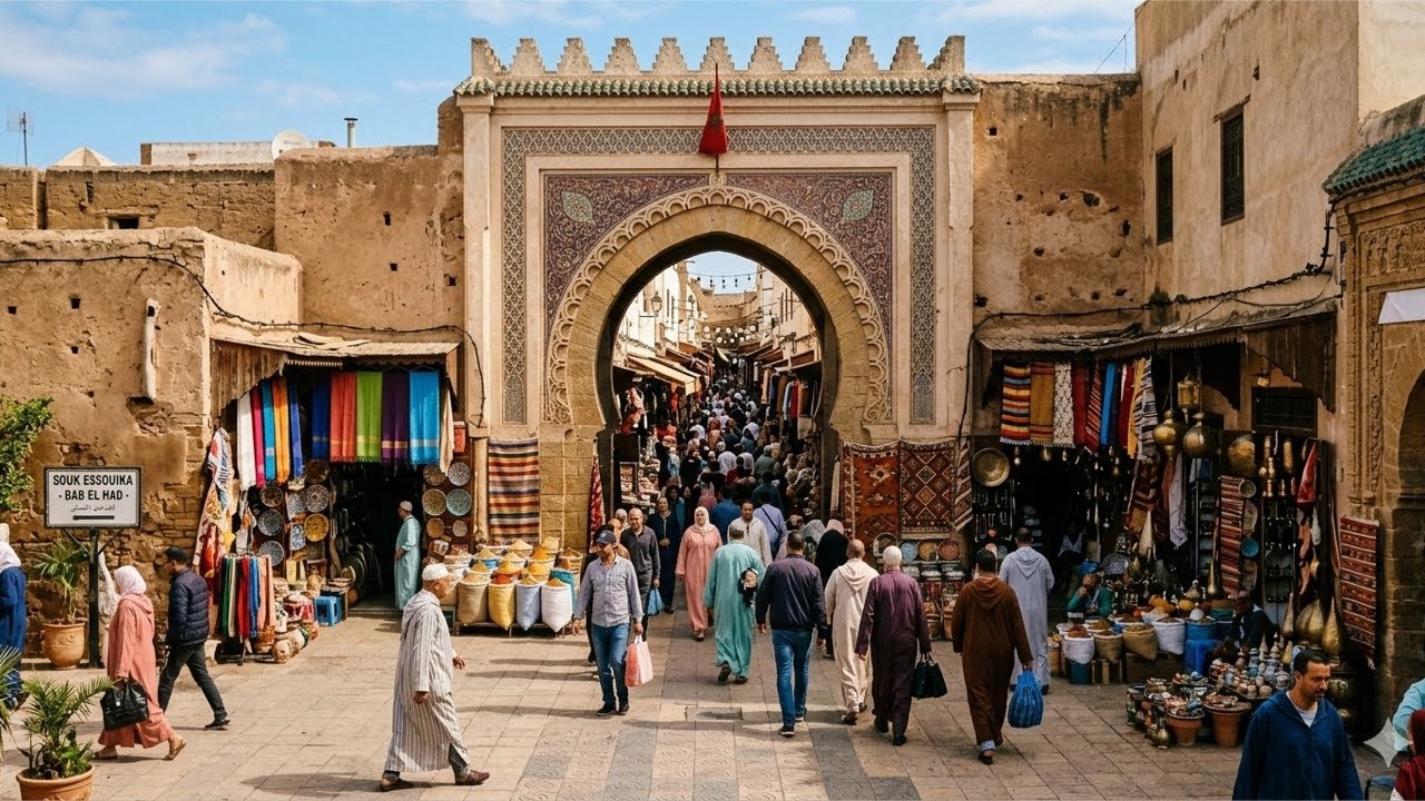 مباشر من قلب سويقة الرباط 🕌 أجي تساراي معايا في المدينة القديمة والأوداية 🇲🇦
